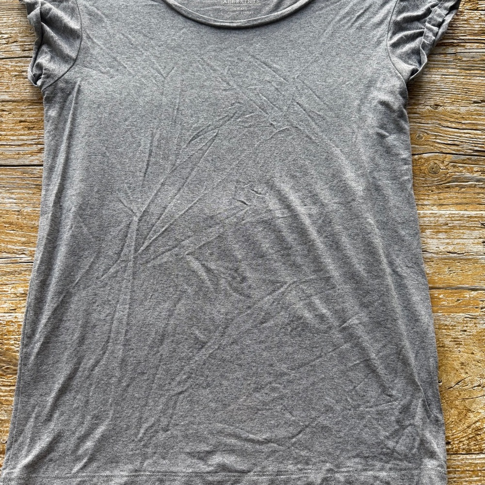 Allsaints Grey Layering Tee